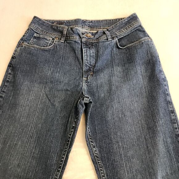 Riders by Lee Womens Straight Leg Blue Jeans Size 14M - Picture 3 of 8